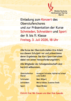 Schulkonzert 2026